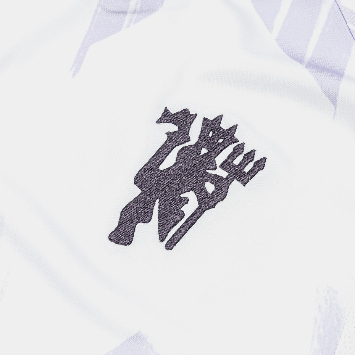 Exclusive Manchester United 25/26 Away Mens Jersey (White/Purple) — S — Back View