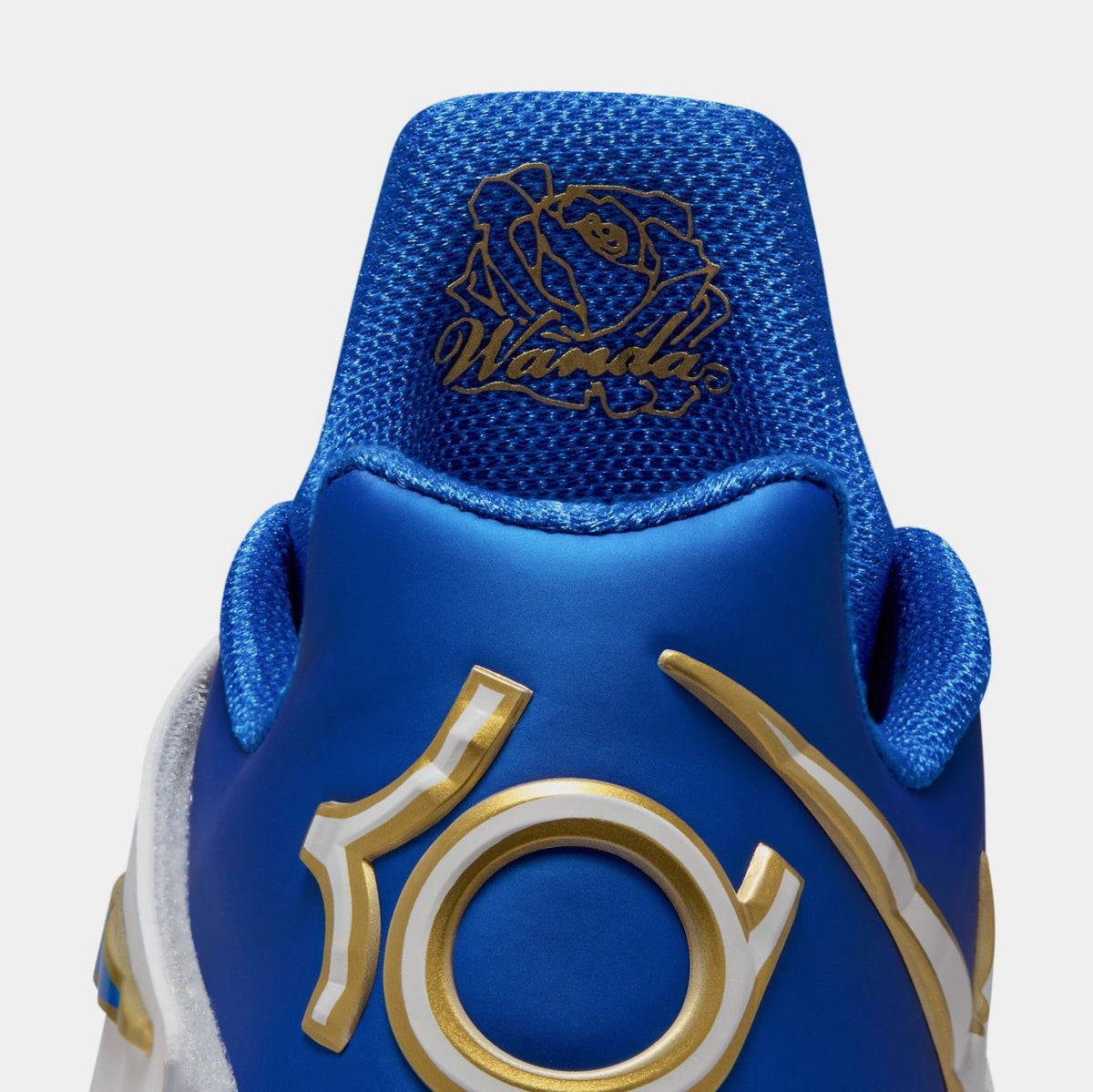 Exclusive Zoom KD 4 MVP Mens Basketball Shoes (Hyper Royal/Summit White/Metallic Gold) Final Sale — 6 — Alternate View 7