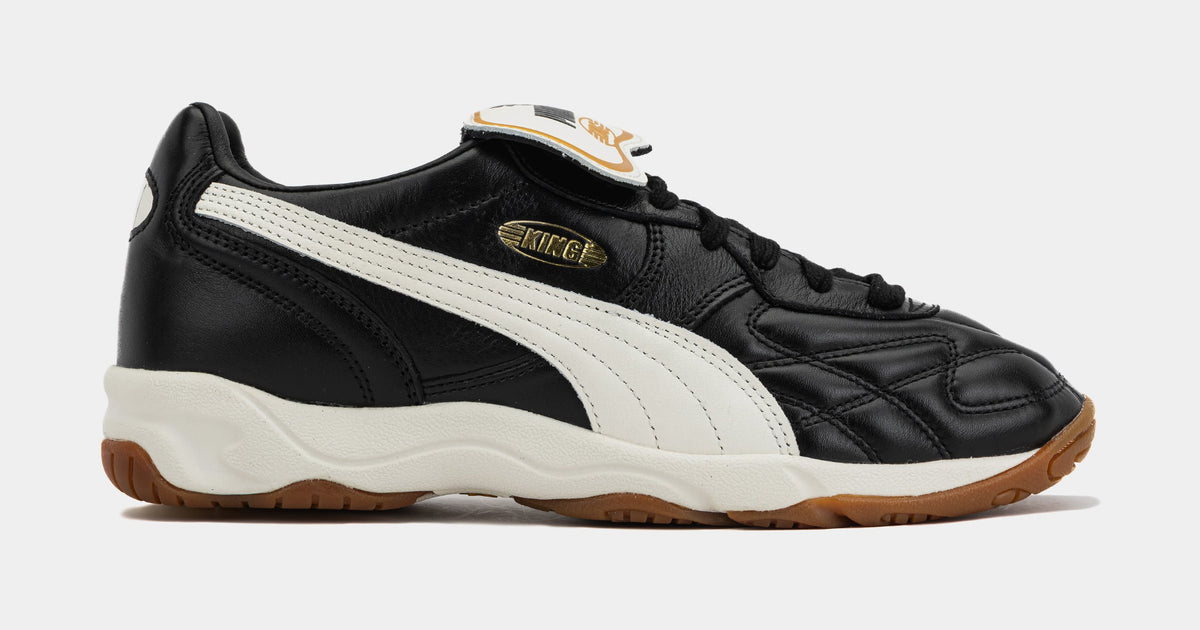 Exclusive King Indoor Mens Lifestyle Shoes (Black/Warm White) — 4 — Front View