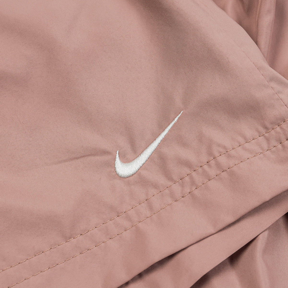 Exclusive NSW Classic Woven Womens Shorts (Pink/Beige) — XS — Side View