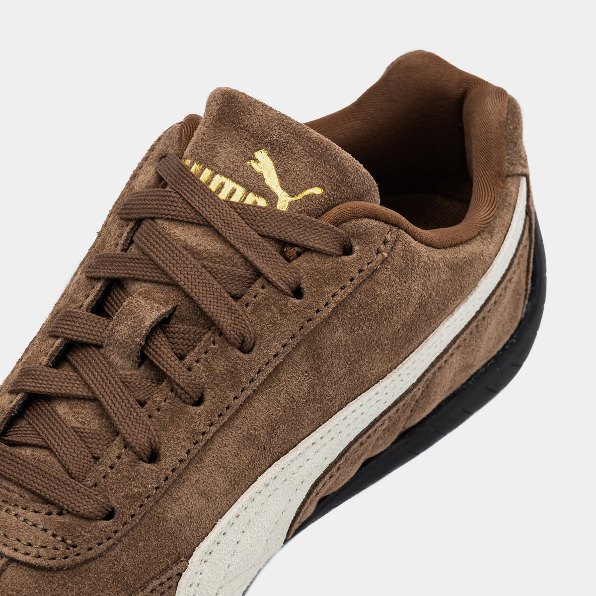 Exclusive Speedcat OG Womens Lifestyle Shoes (Haute Coffee/Frosted Ivory) — 5.5 — Back View