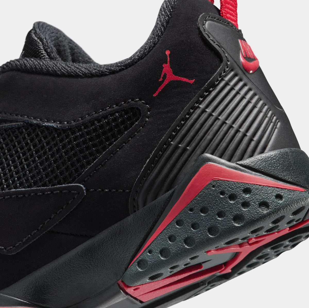 Exclusive Air Jordan MVP 92 Preschool Lifestyle Shoes (Black/Anthracite/Gym Red) — 10.5C — Lifestyle View