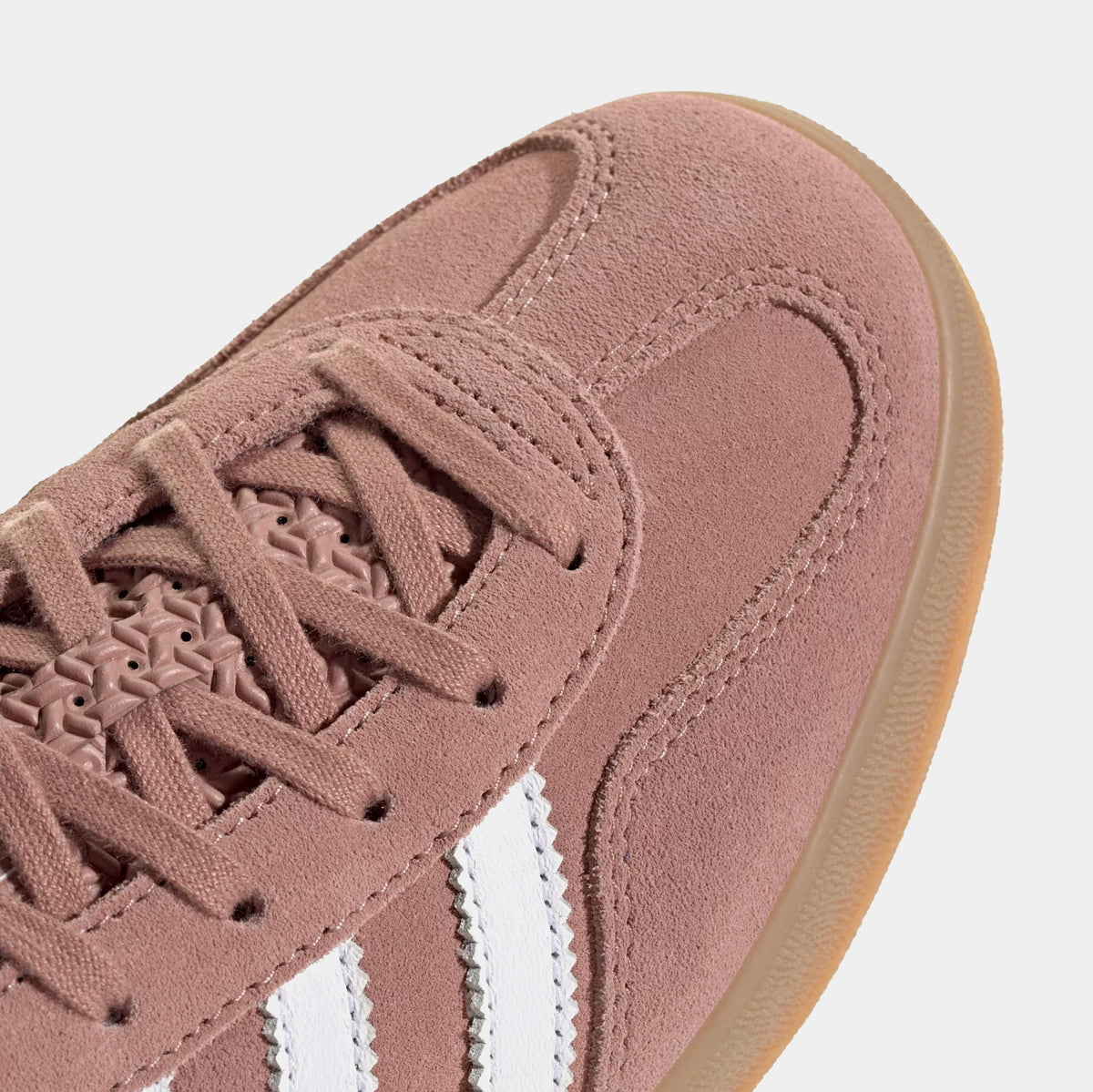 Exclusive Gazelle Indoor Womens Lifestyle Shoes (Warm Clay/Cloud White/Gum) — 5 — Top View