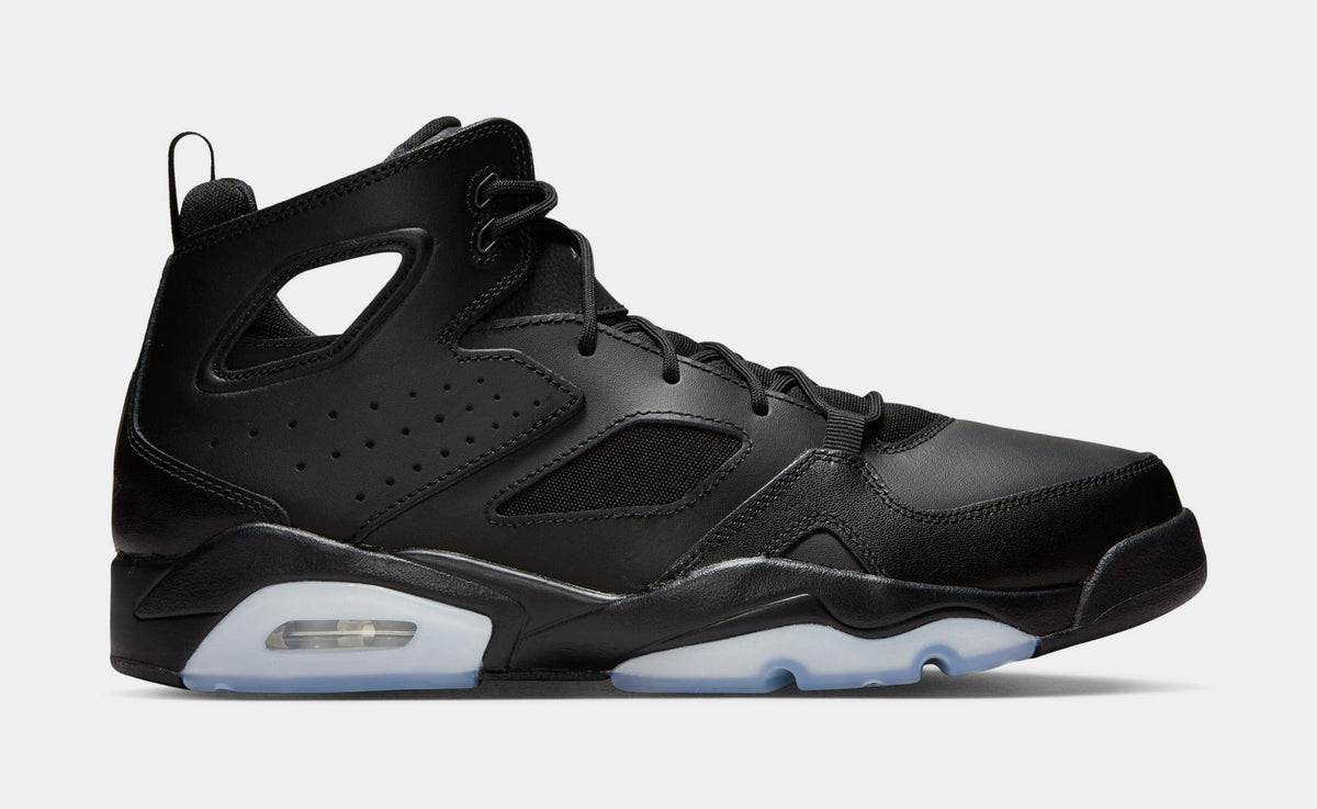 Exclusive Flight Club 91 Mens Basketball Shoes (Black/Blue) — 7 — Front View
