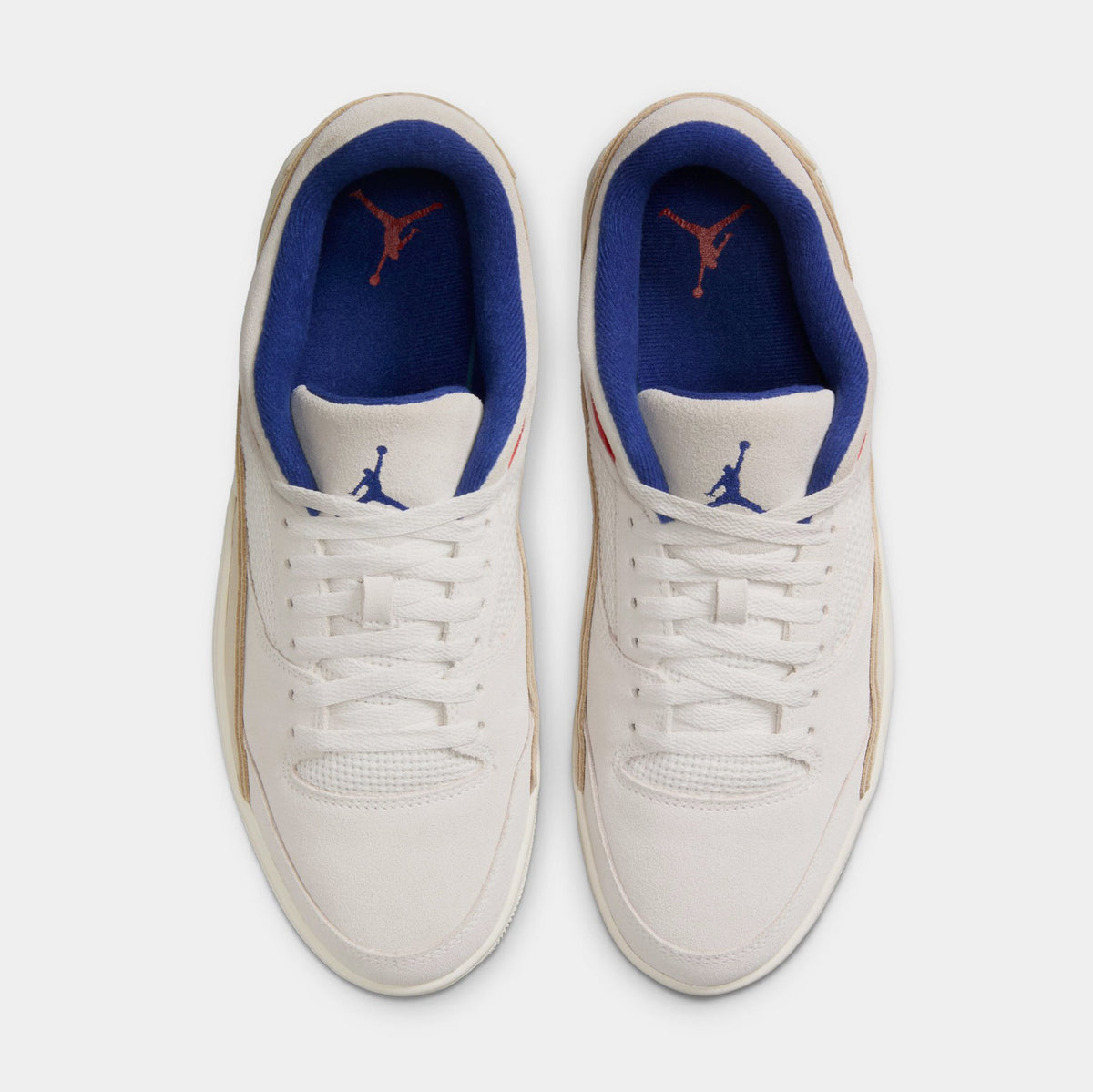 Exclusive Flight Court Mens Basketball Shoes (Phantom/Deep Royal Blue/Chile Red) — 7 — Side View