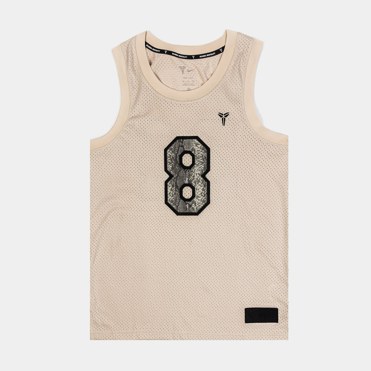 Exclusive Kobe Bryant Mamba Mens Jersey (Sanddrift/Black) — S — Front View