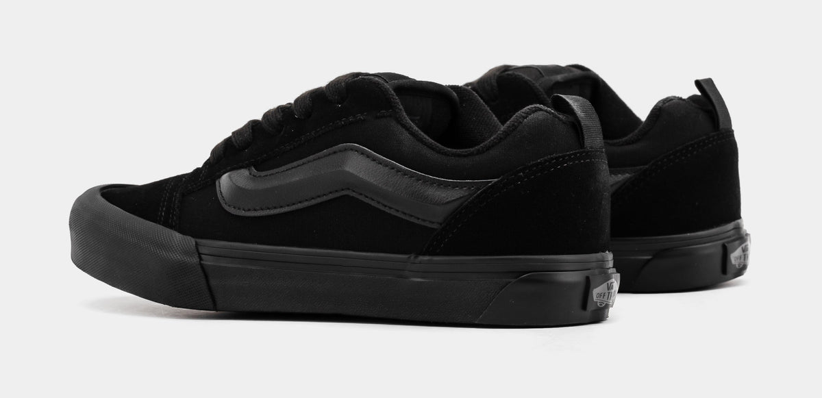 Exclusive Knu Skool Grade School Lifestyle Shoes (Black) — 3.5Y — Detail View