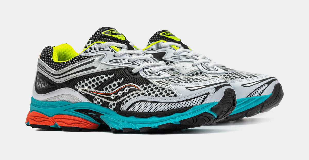 Exclusive Omni 9 Grade School Running Shoes (Silver/Green) — 3.5Y — Top View
