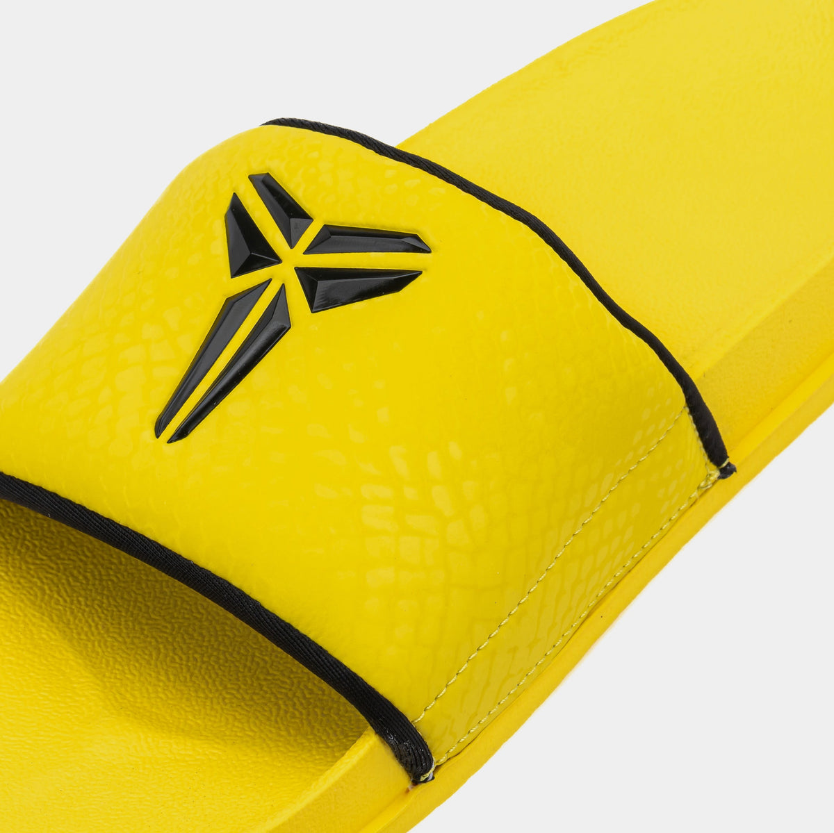 Exclusive Kobe Offcourt Slide Mens Sandals (Yellow/Black) — 8 — Back View