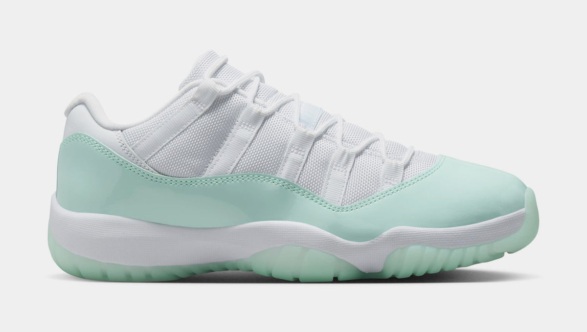 Exclusive Air Jordan 11 Retro Low Igloo Womens Lifestyle Shoes (White/Igloo) — 6 — Front View