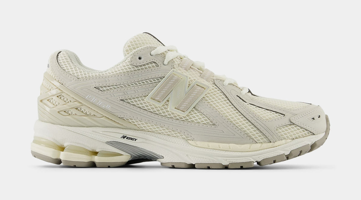 Exclusive 1906 Mens Running Shoes (Beige/Grey) — 4 — Front View