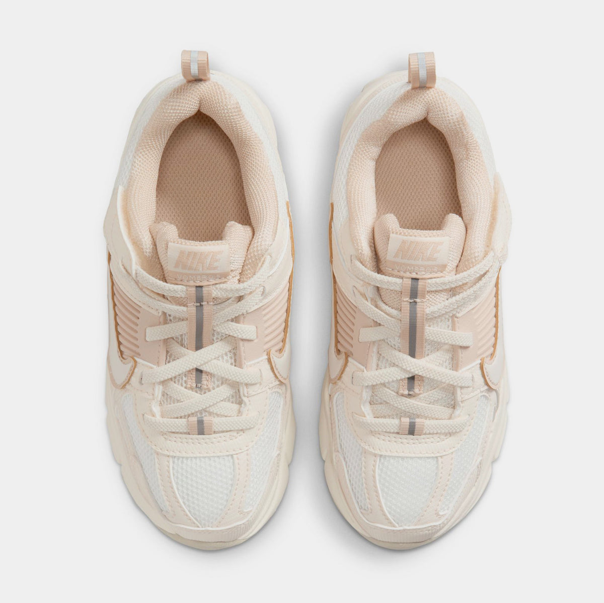 Exclusive Vomero 5 Preschool Running Shoes (Pale Ivory/Pale Ivory) — 10.5C — Side View