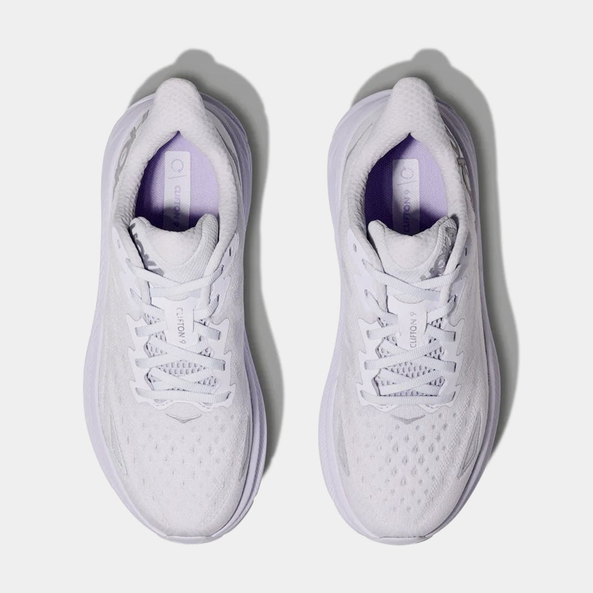 Exclusive Clifton 9 Womens Running Shoes (Starlight Glow) — 5 — Side View
