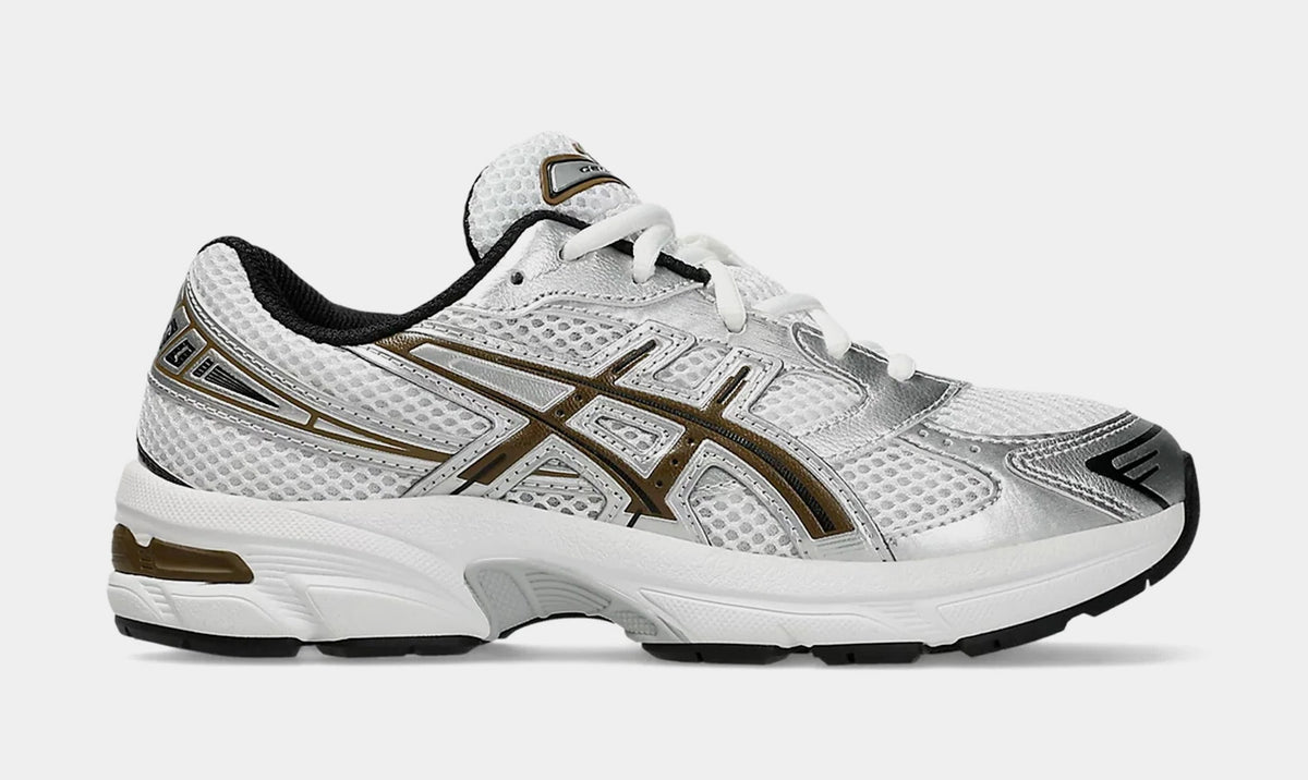 Exclusive Gel 1130 Grade School Running Shoes (White/Clay Canyon) — 3.5Y — Front View