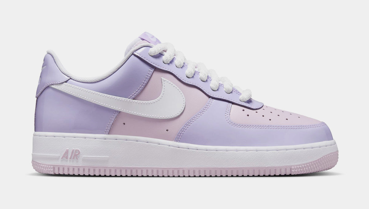Exclusive Air Force 1 Hydrangeas Mens Basketball Shoes (Hydrangeas/White/Doll) — 6 — Front View