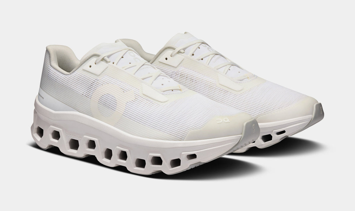 Exclusive Cloudmonster Void Mens Running Shoes (White) — 7 — Top View