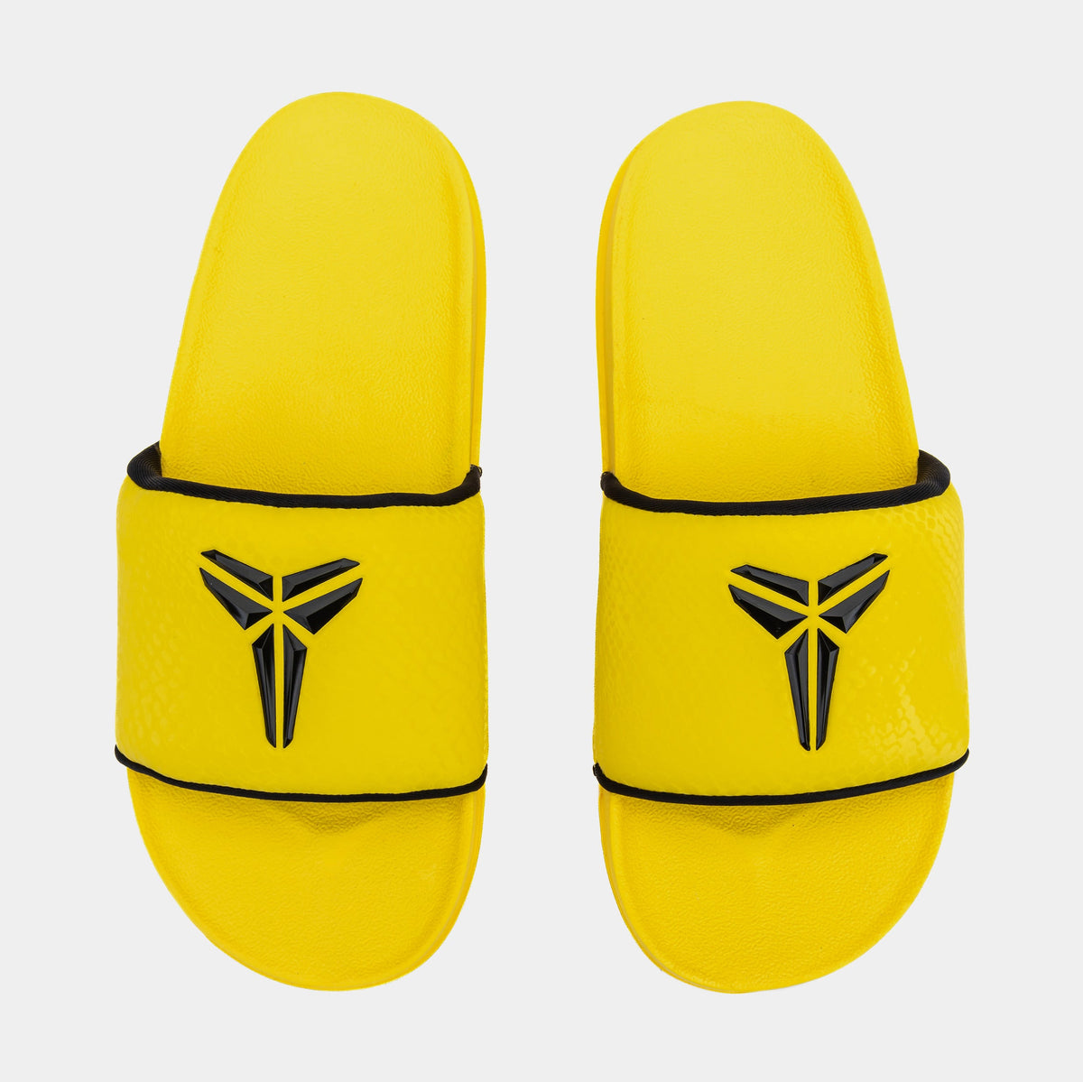 Exclusive Kobe Offcourt Slide Mens Sandals (Yellow/Black) — 8 — Side View