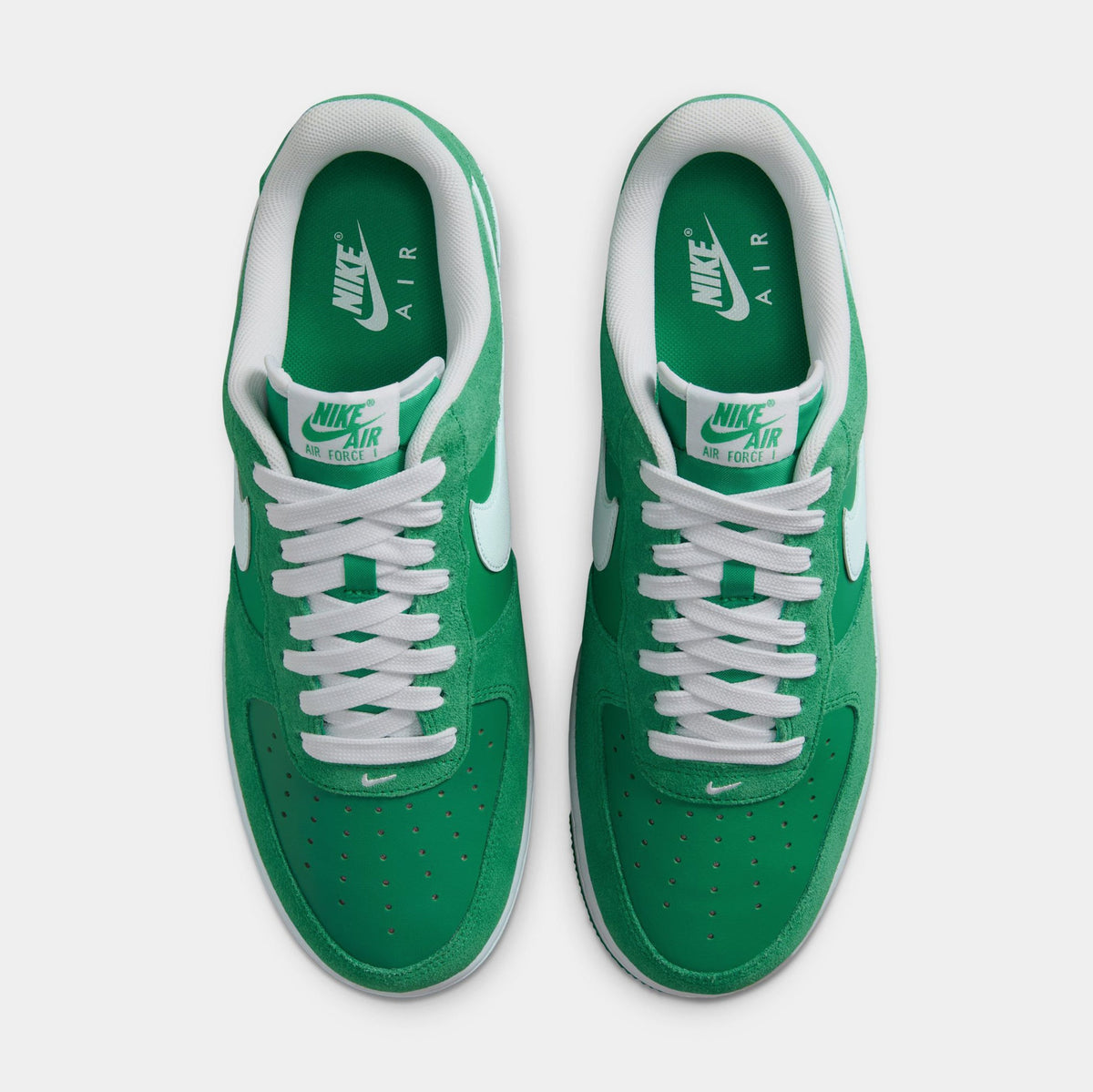 Exclusive Air Force 1 SK8 Mens Basketball Shoes (Stadium Green/White/Stadium Green) — 6 — Side View
