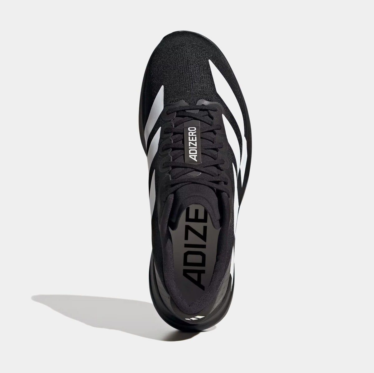 Exclusive Adizero EVO SL Mens Running Shoes (Core Black/Cloud White/Core Black) — 4 — Side View