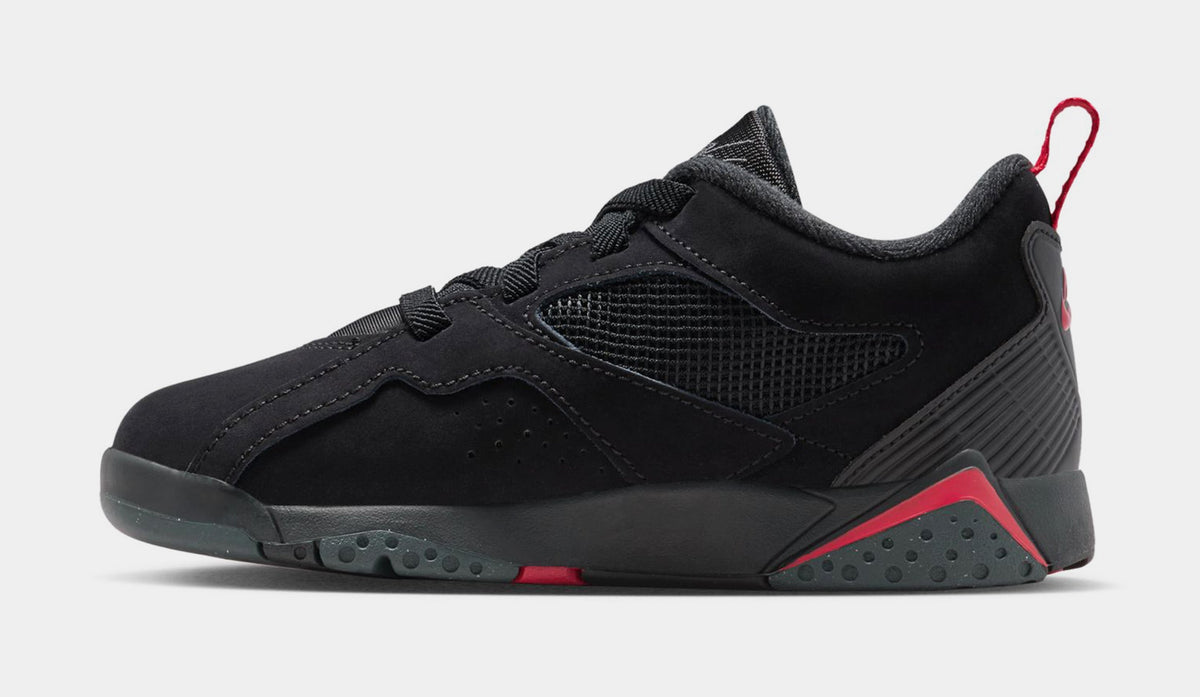 Exclusive Air Jordan MVP 92 Preschool Lifestyle Shoes (Black/Anthracite/Gym Red) — 10.5C — Back View
