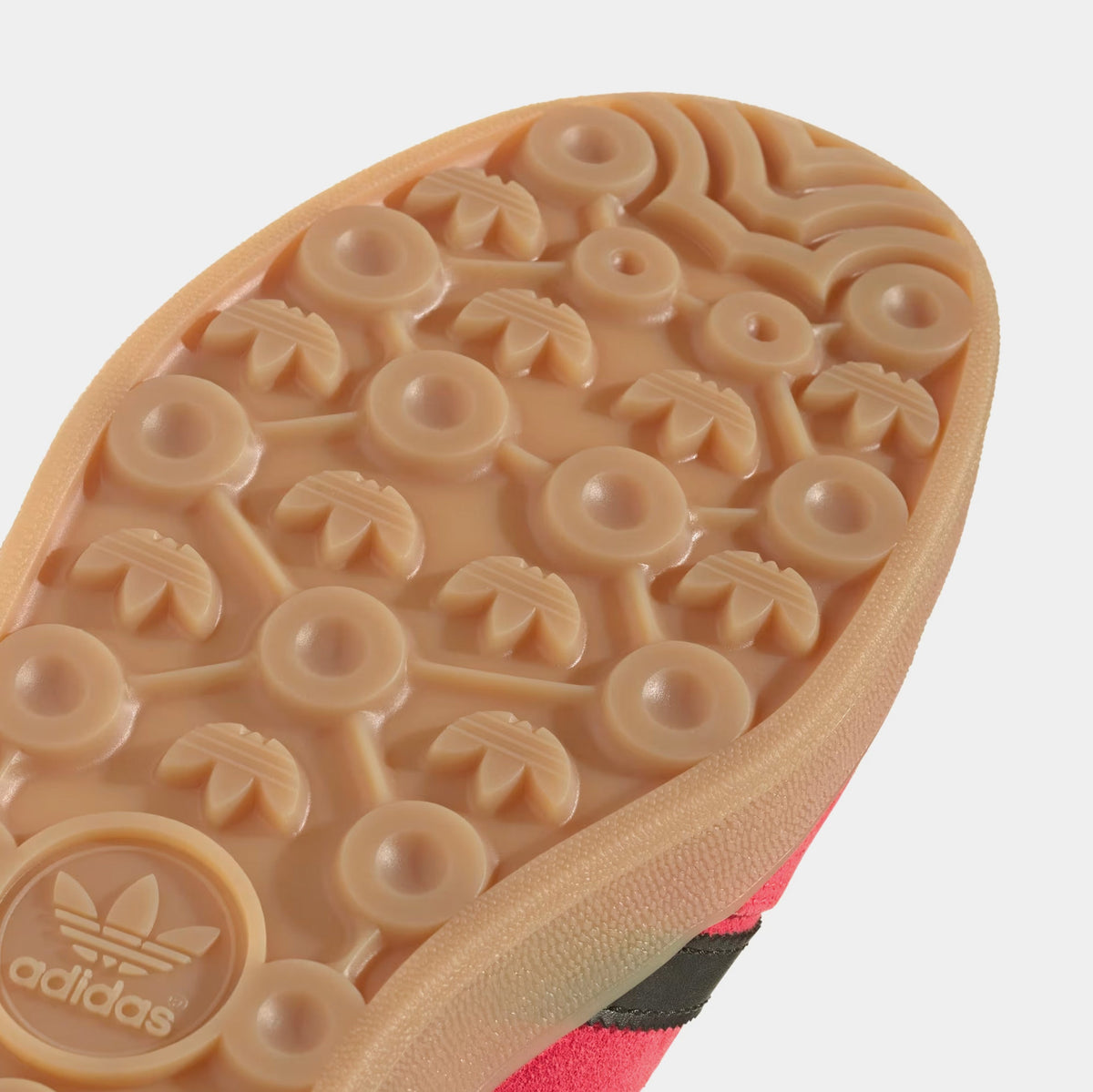 Exclusive Gazelle Indoor Mens Lifestyle Shoes (Lucid Red/Core Black/Gold Metallic) — 4 — Back View