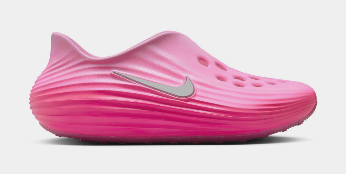 Exclusive ReactX Rejuven8 Grade School Sandals (Pinksicle/Pink Foam/Metallic Silver) — 3Y — Front View