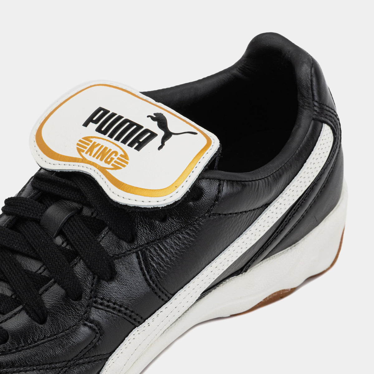 Exclusive King Indoor Mens Lifestyle Shoes (Black/Warm White) — 4 — Back View