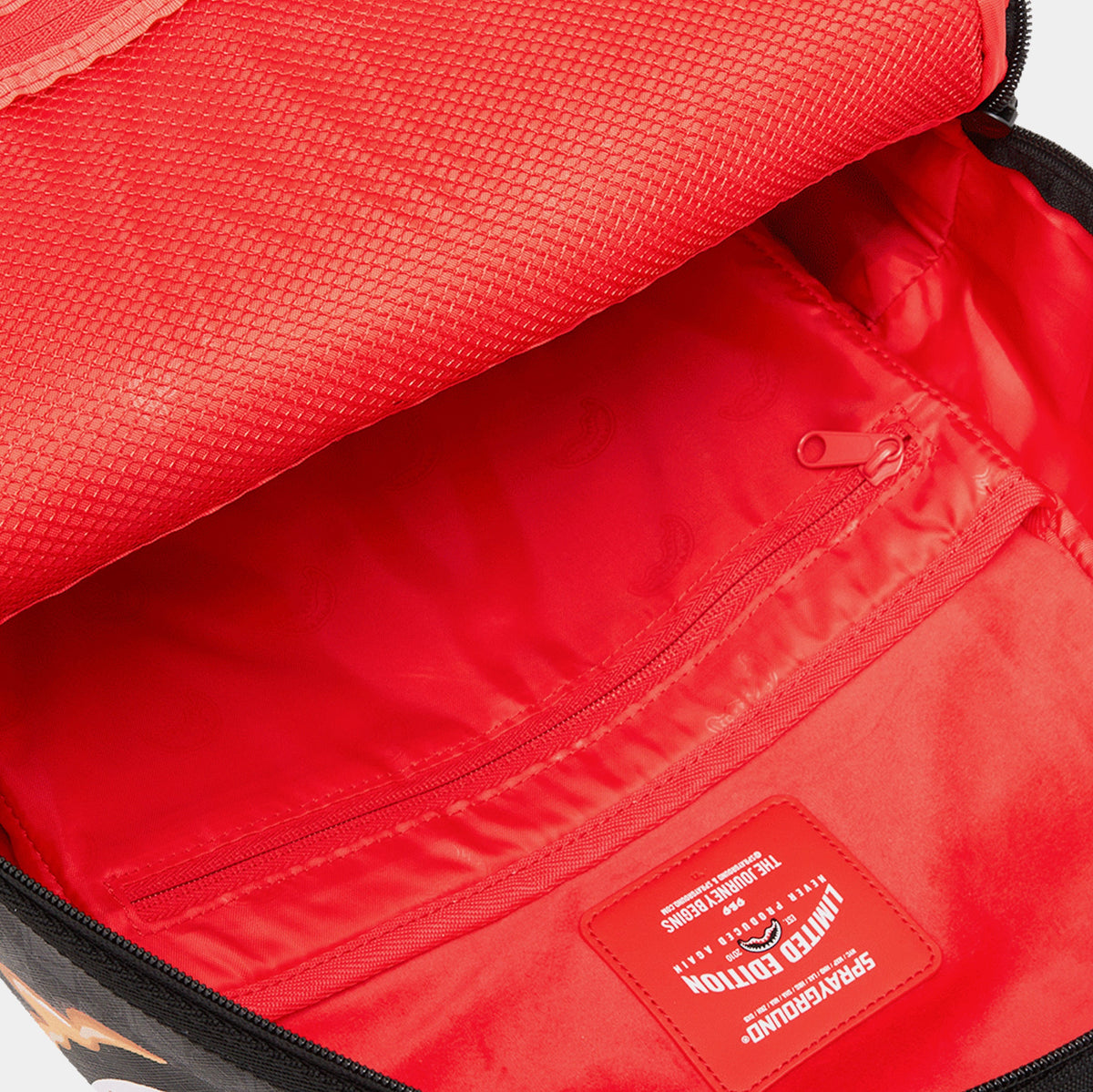 Exclusive Squid Game Henchmen Mens Backpack (Grey/Red) — OS — Lifestyle View
