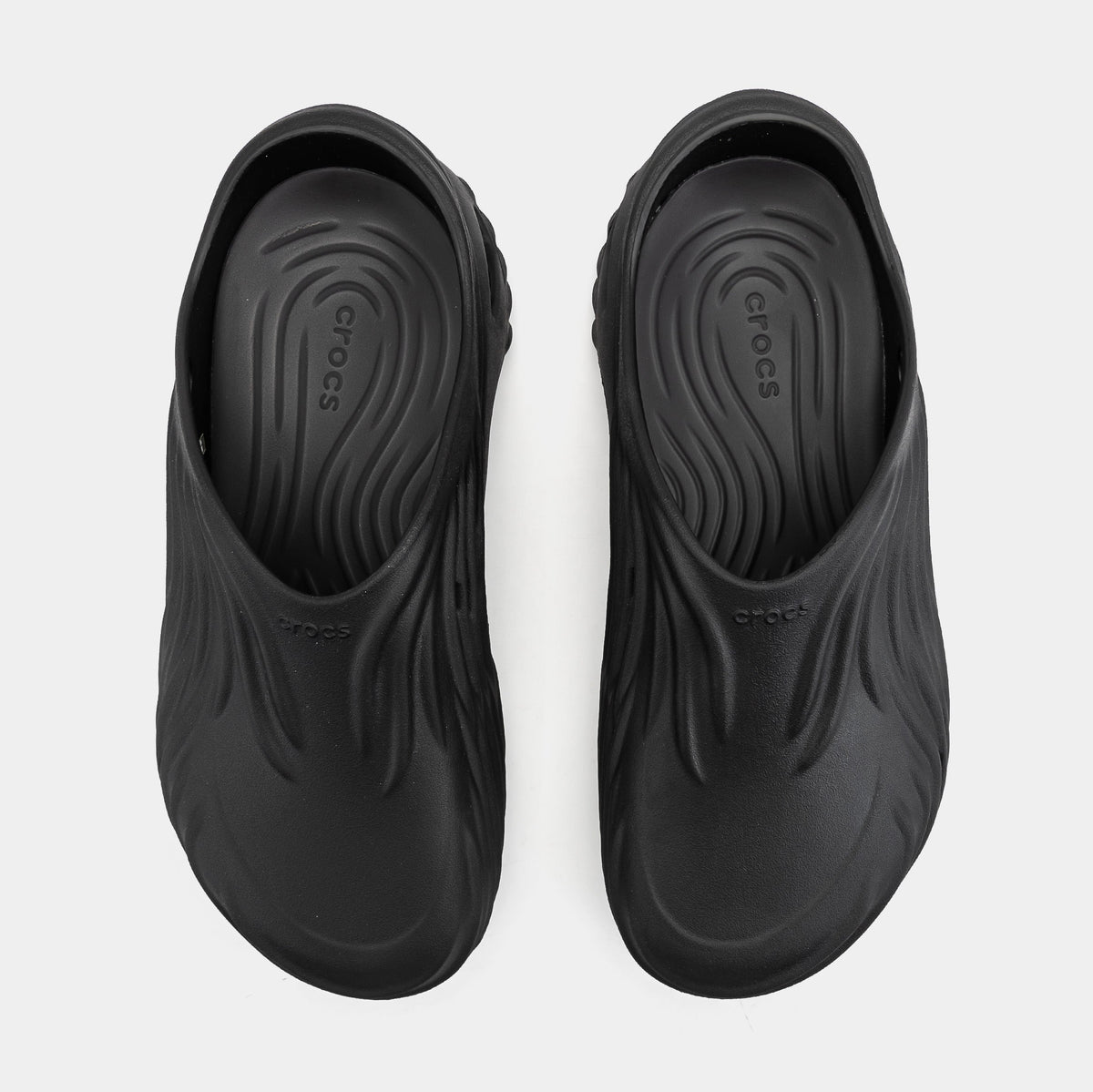 Exclusive Echo Wave Mens Sandals (Black/Black) — 4 — Side View