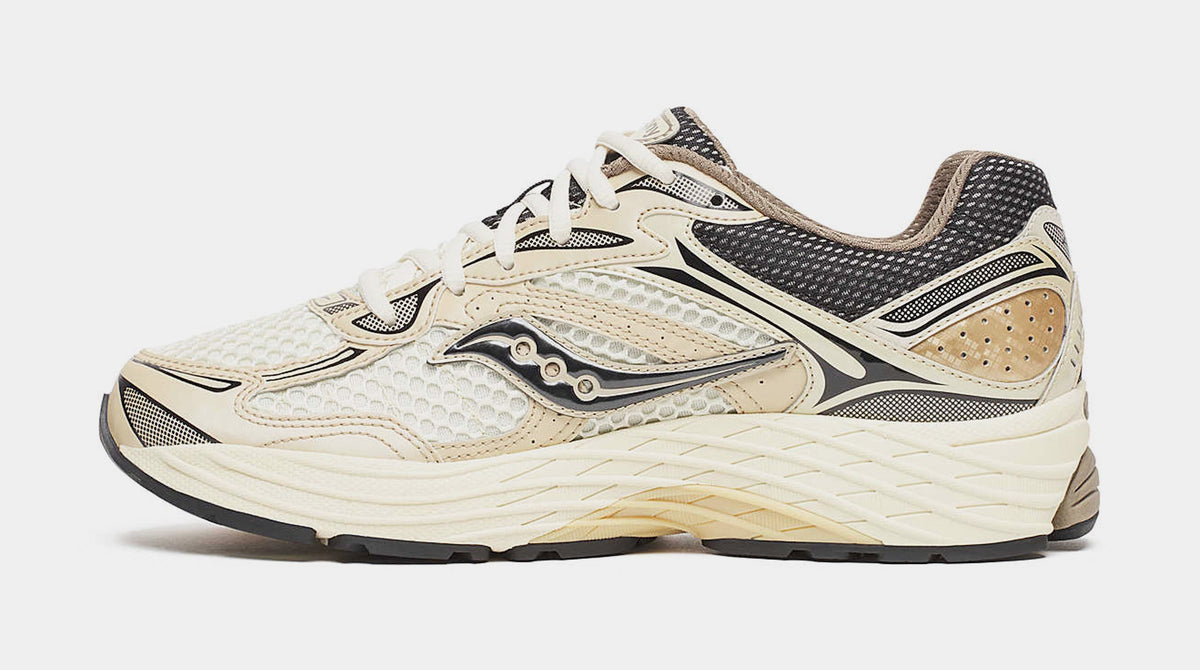 Exclusive ProGrid Omni 9 Mens Running Shoes (Gold/Beige) — 5 — Back View