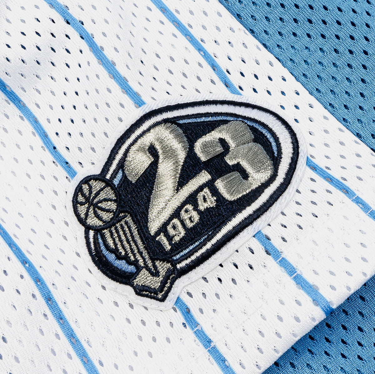 Exclusive Play Off Game Grade School Jersey (University Blue/White) — S — Back View