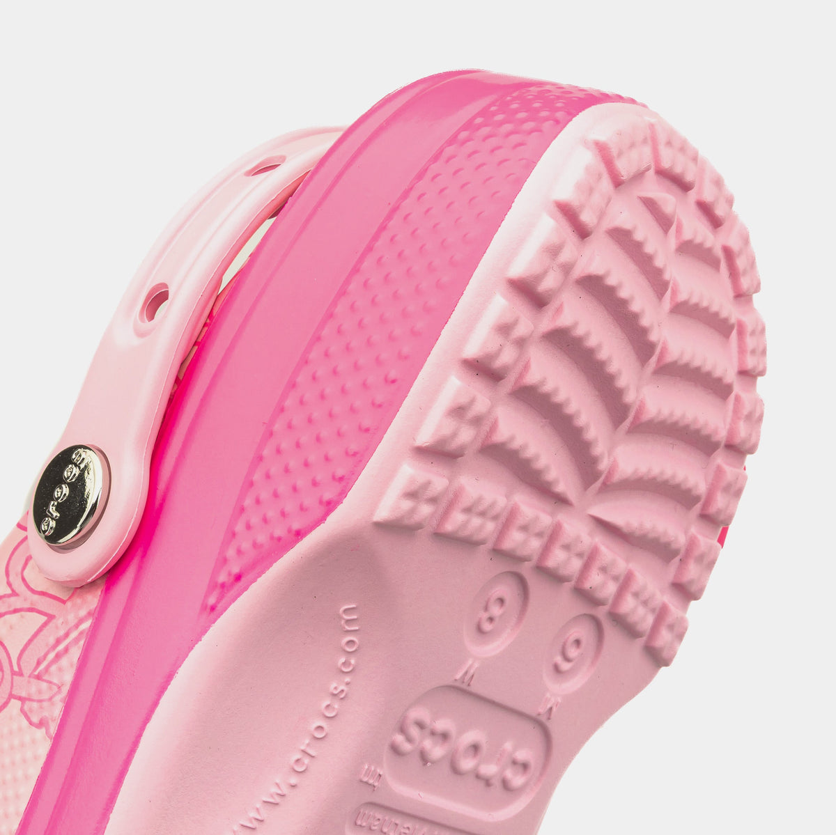 Exclusive Mattel Barbie Classic Clog Womens Sandals (Pink/Pink) — 4 — Lifestyle View