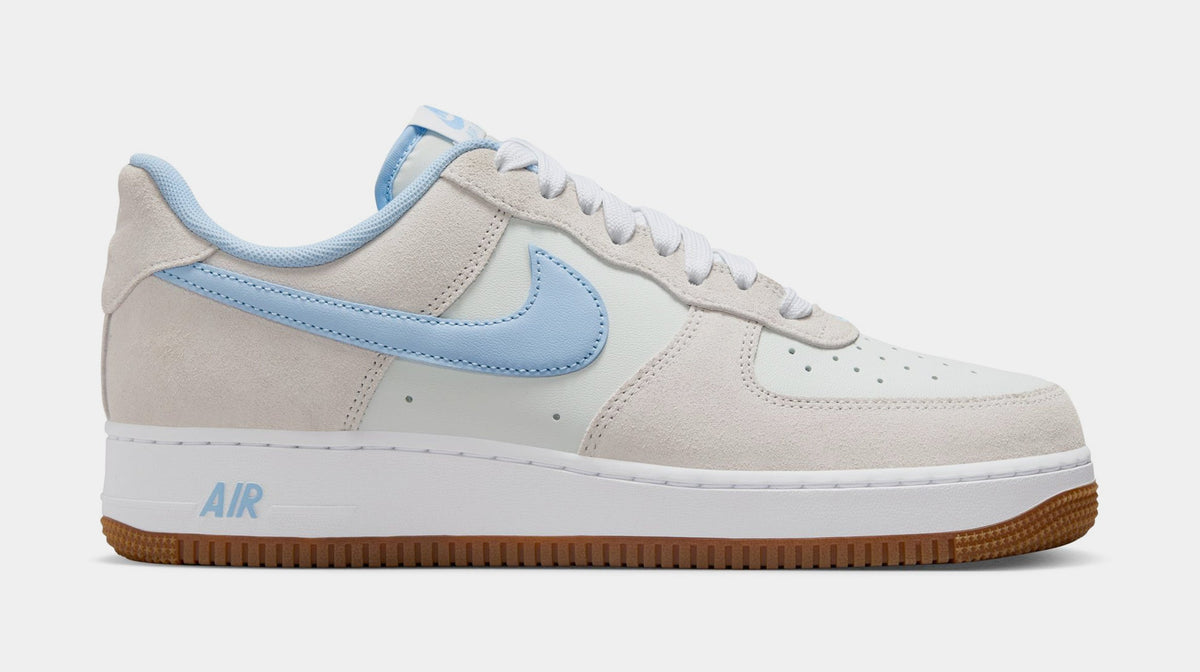 Exclusive Air Force 1 SK8 Mens Lifestyle Shoes (Photon Dust/White/Gum Medium Brown/Psychic Blue) — 8 — Front View