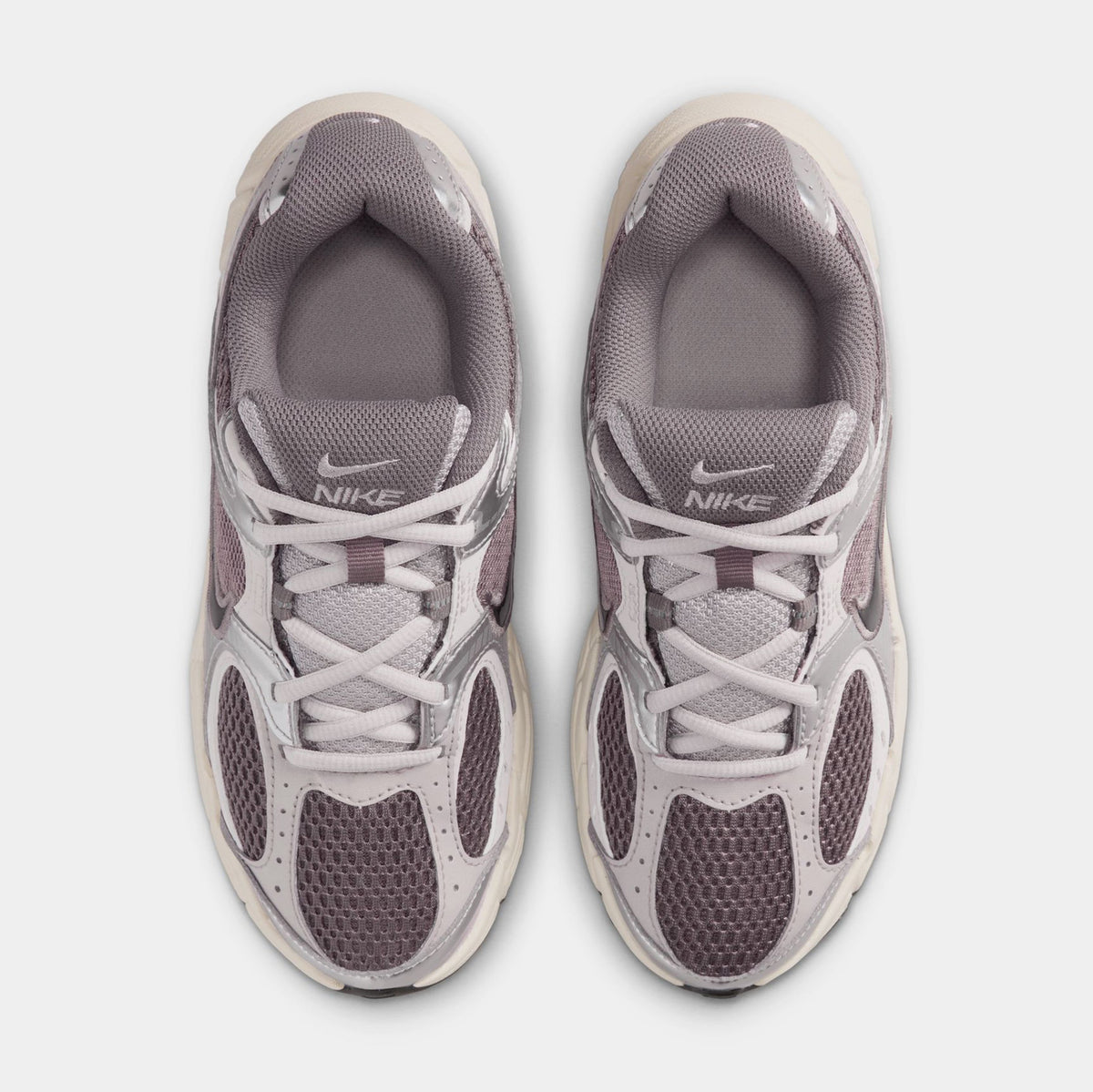 Exclusive V5 RNR Grade School Running Shoes (Cave Stone/College Grey/Vast Grey/Black) — 3.5Y — Side View