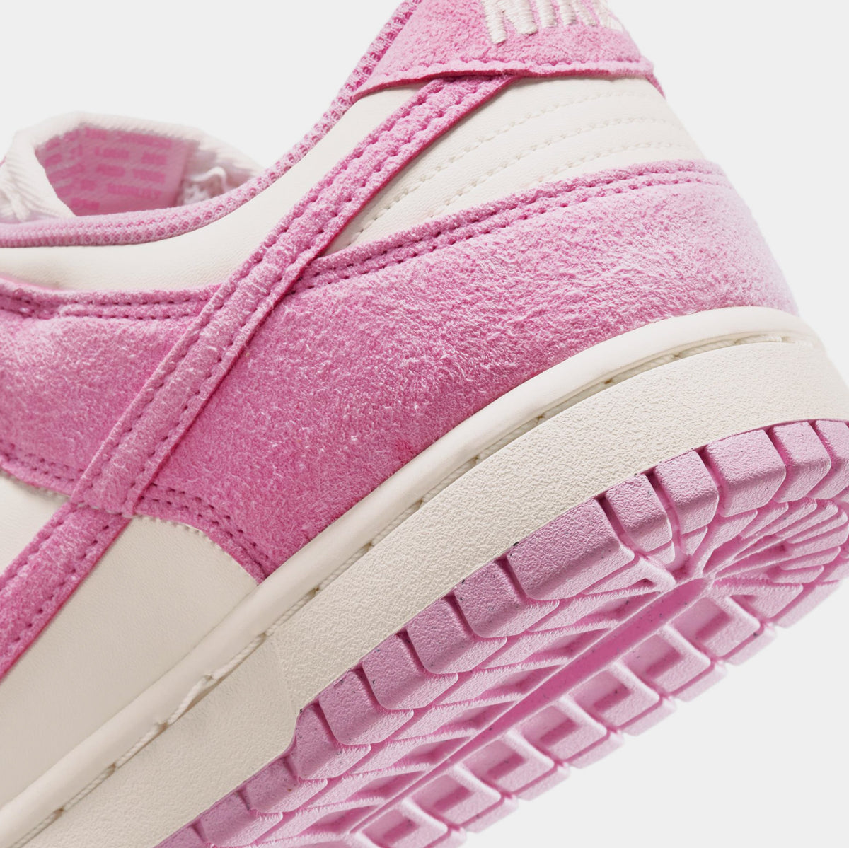 Exclusive Dunk Low Next Nature Womens Lifestyle Shoes (Sail/Pink Rise/Sail) — 5 — Top View