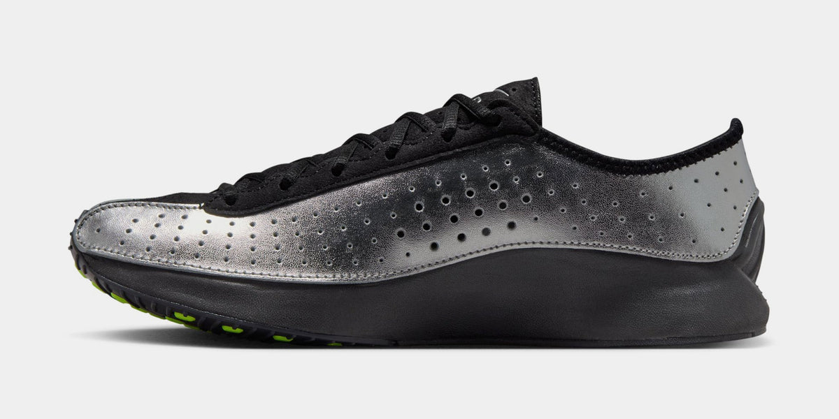 Exclusive Superfly Womens Running Shoes (Metallic Silver/Black/Anthracite Volt) — 5 — Back View