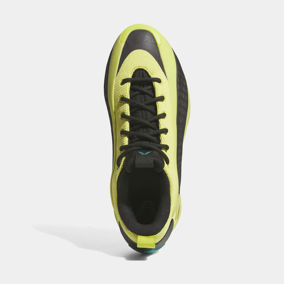 Exclusive Anthony Edwards 1 Low Preloved Lime Mens Lifestyle Shoes (Preloved Lime/Core Black/Pure Teal) — 4 — Side View