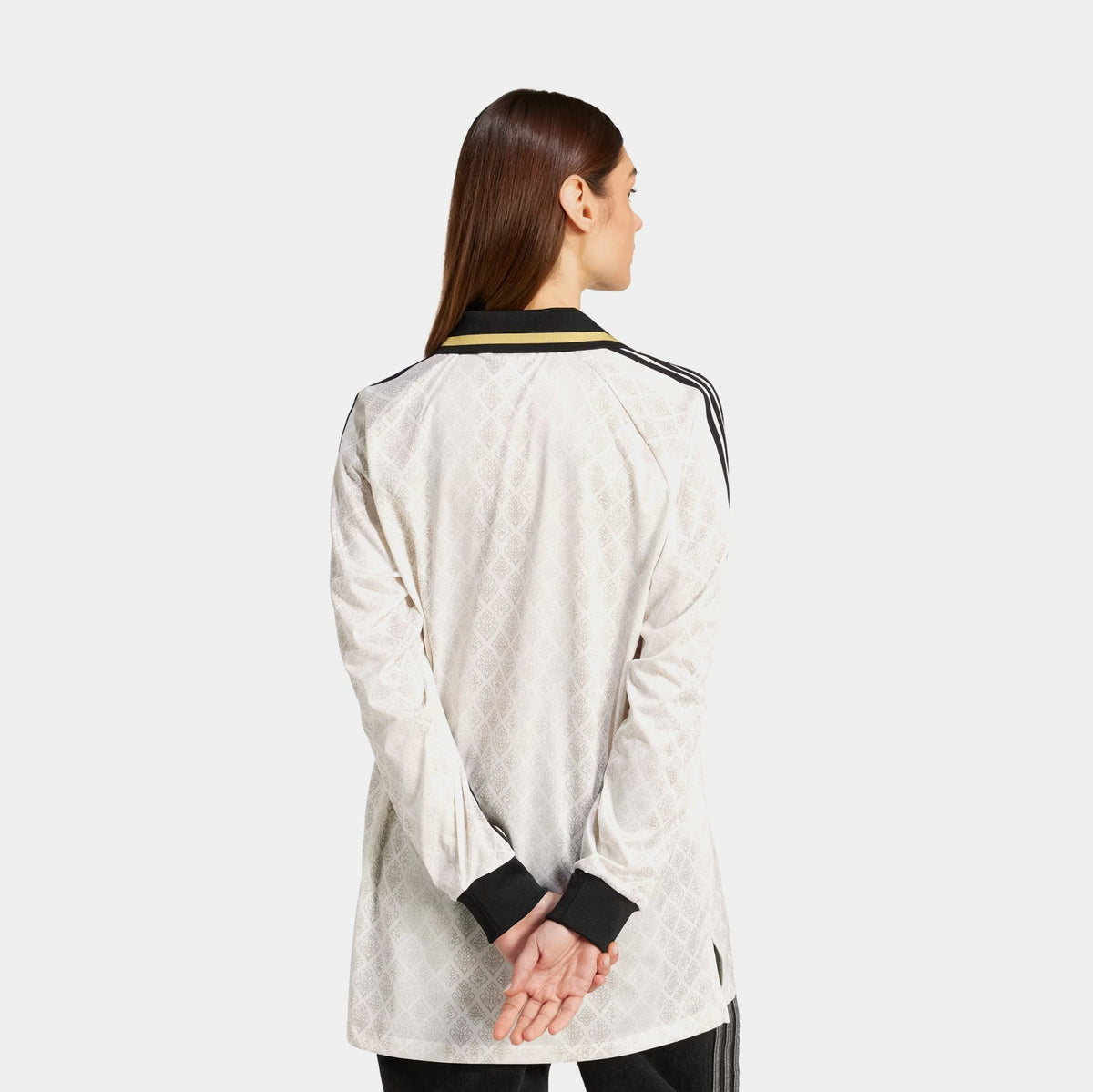 Exclusive Originals Retro Cricket Womens Jersey (Off White) — XS — Side View