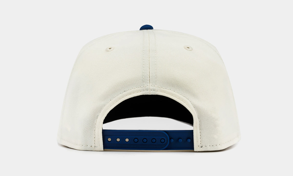 Exclusive Shoe Palace Exclusive Los Angeles Dodgers 2T Upside Down 950AF Snapback Mens Hat (Blue/Beige) — OS — Back View