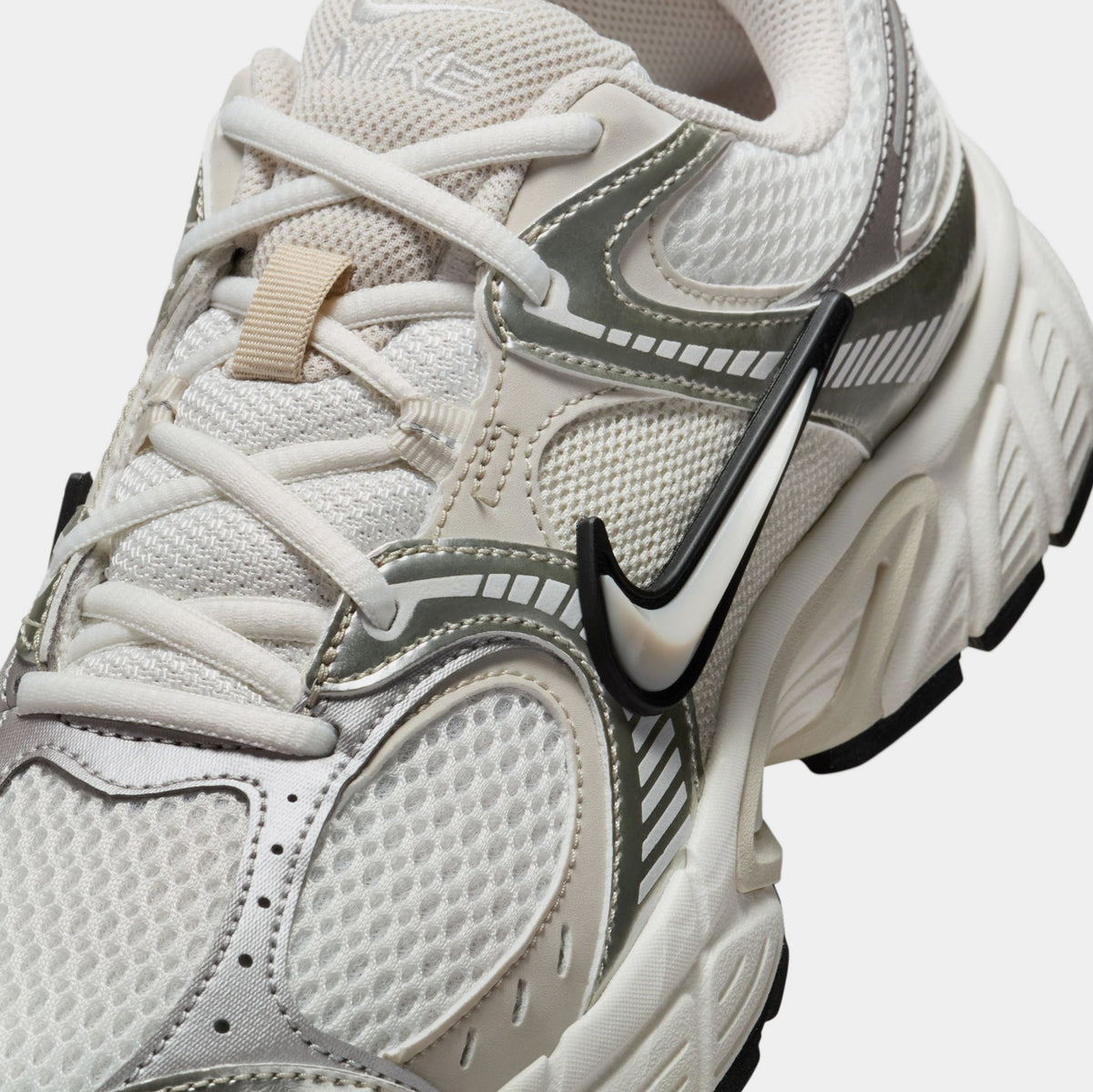 Exclusive V5 RNR Womens Running Shoes (Summit White/Light Orewood Brown/Sail/Black) — 5 — Detail View