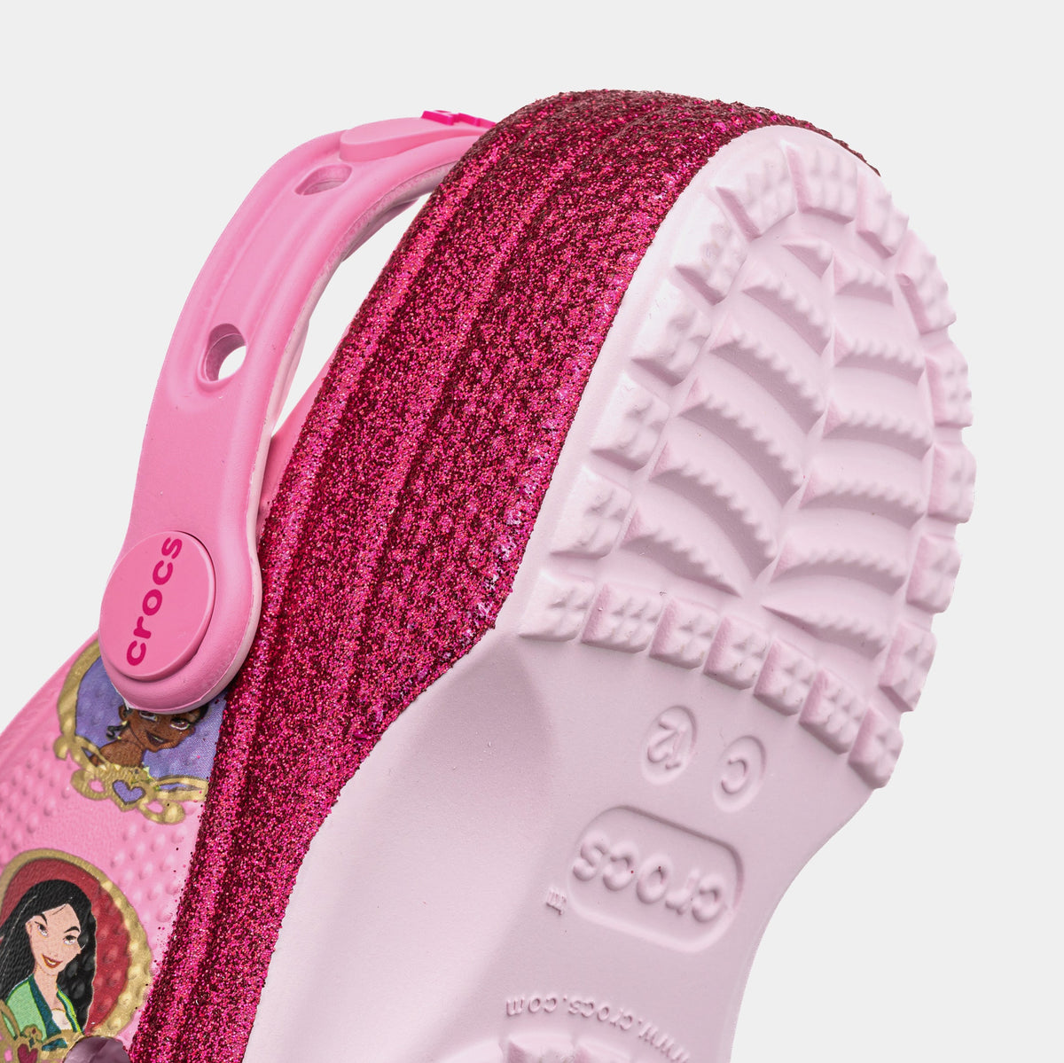 Exclusive Disney Princess Classic Clog Preschool/Grade School Sandals (Soft Pink) — 11C — Lifestyle View