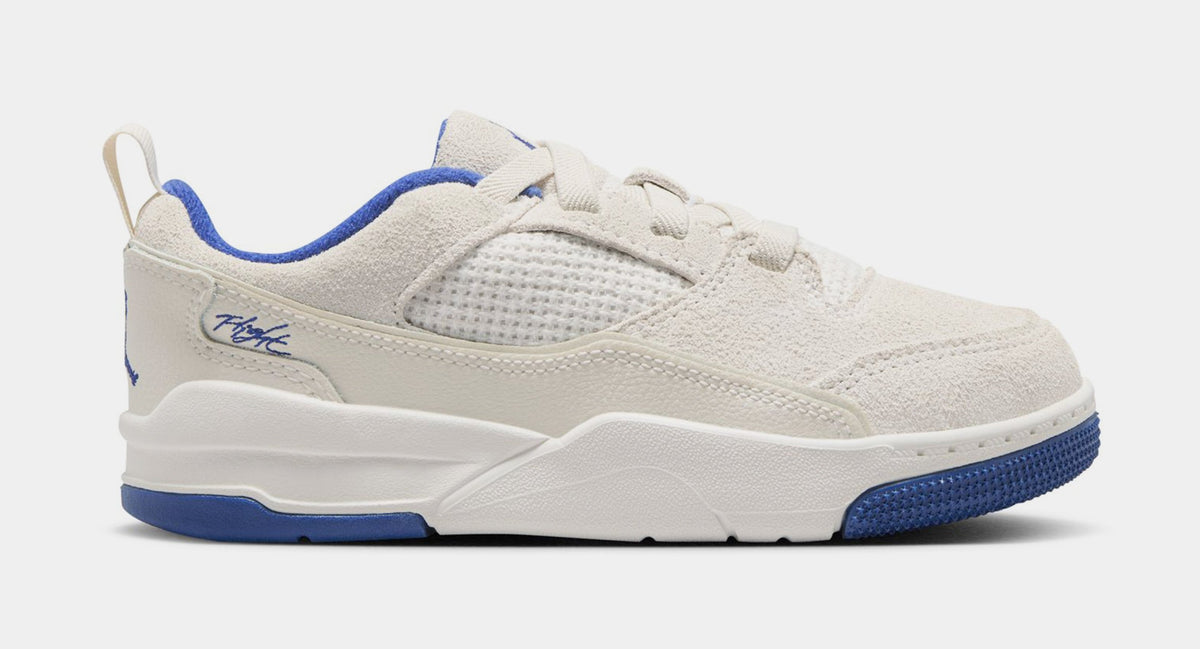 Exclusive Flight Court Preschool Basketball Shoes (Phantom/Chile Red/Deep Royal Blue) — 10.5C — Front View