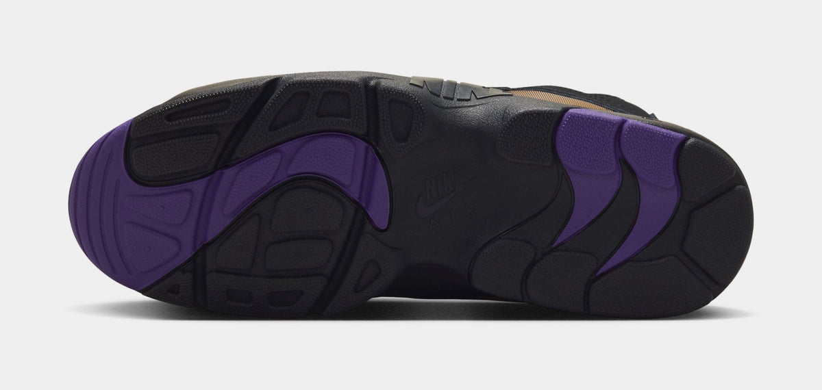 Exclusive Air Diamond Turf Mens Lifestyle Shoes (Black/White/Club Purple/Metallic Gold) — 4 — Top View
