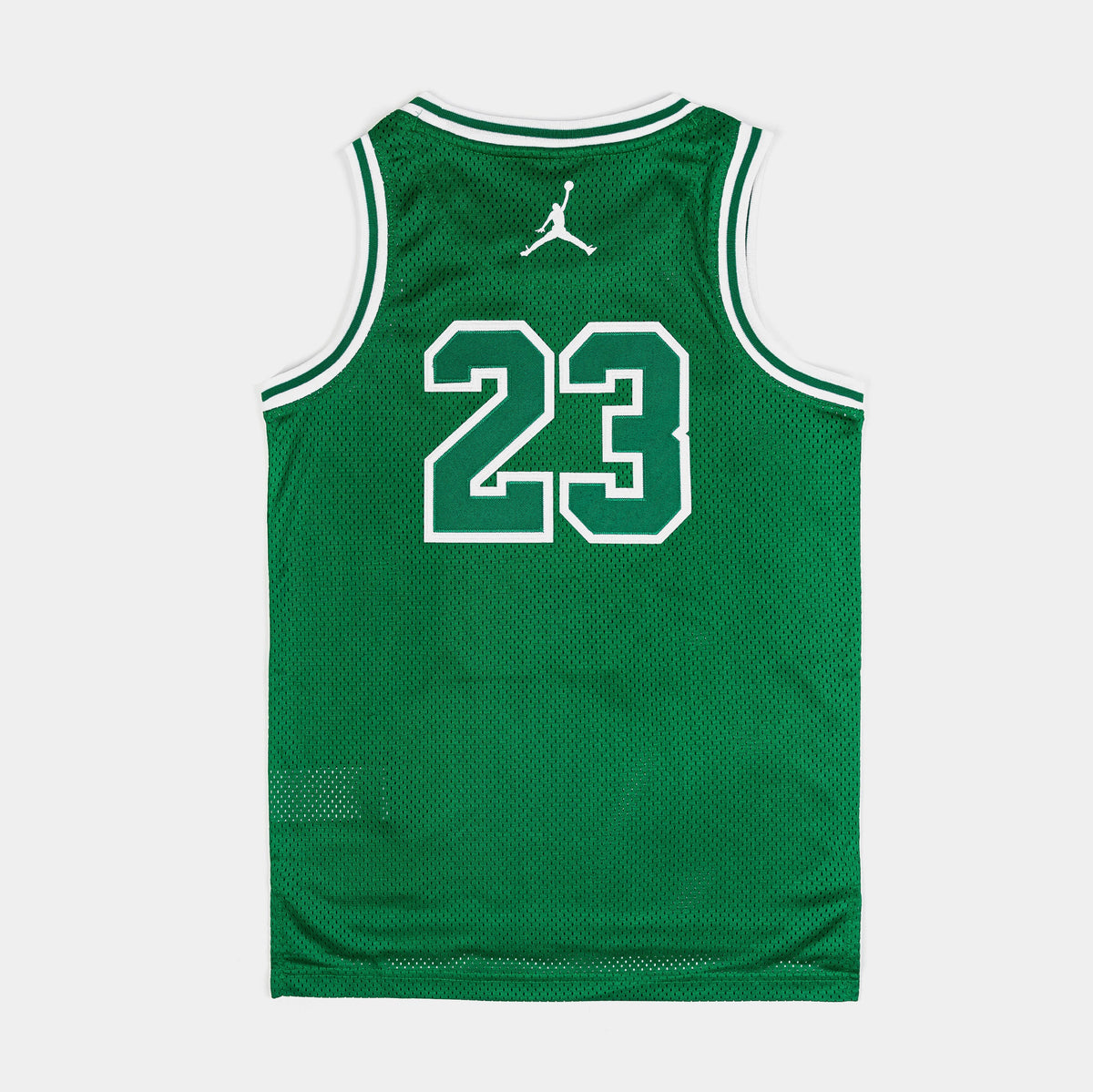 Exclusive JDN 23 Grade School Jersey (Green/White) — S — Side View