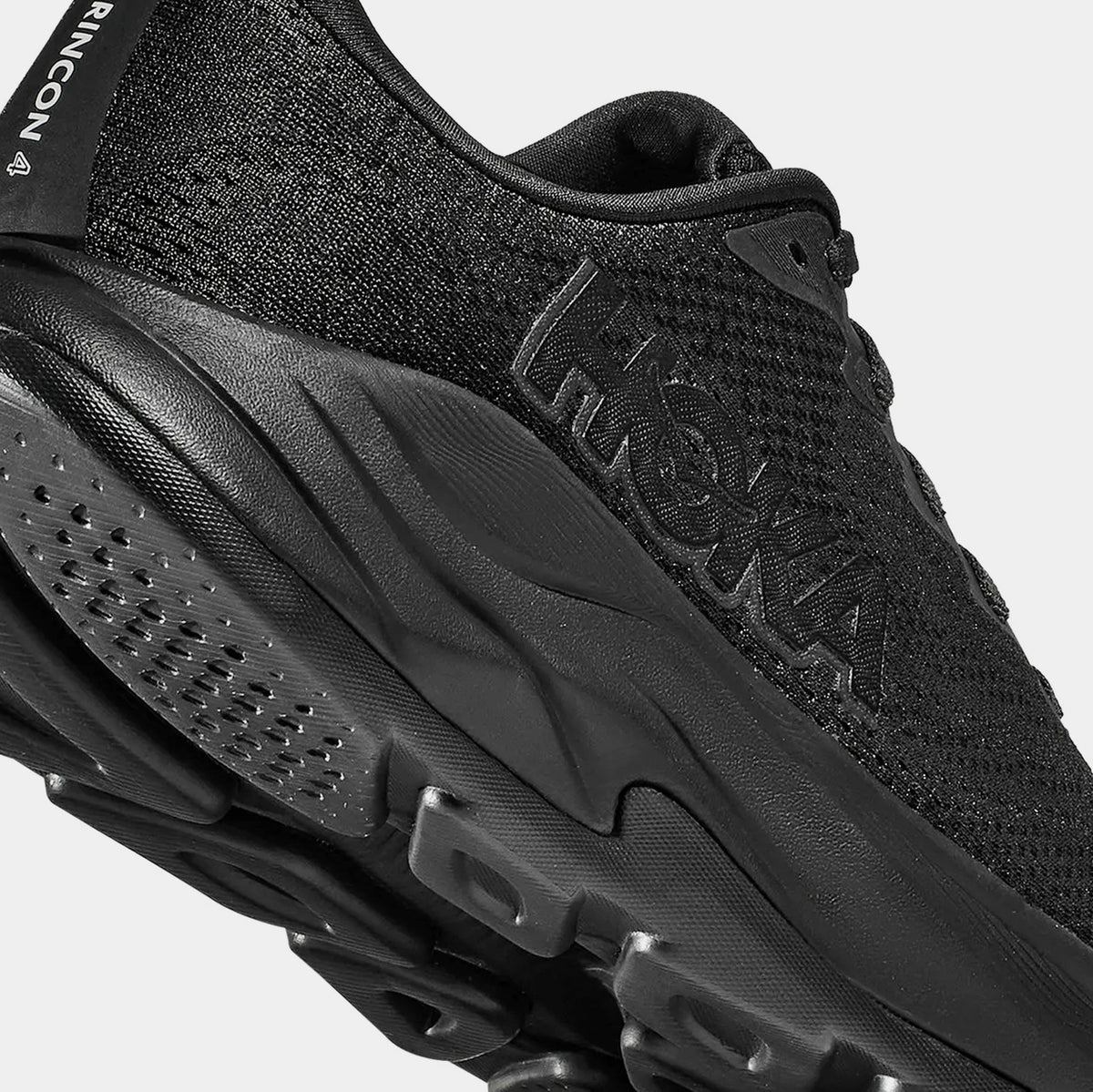 Exclusive Rincon 4 Womens Running Shoes (Black/Black) — 5 — Top View