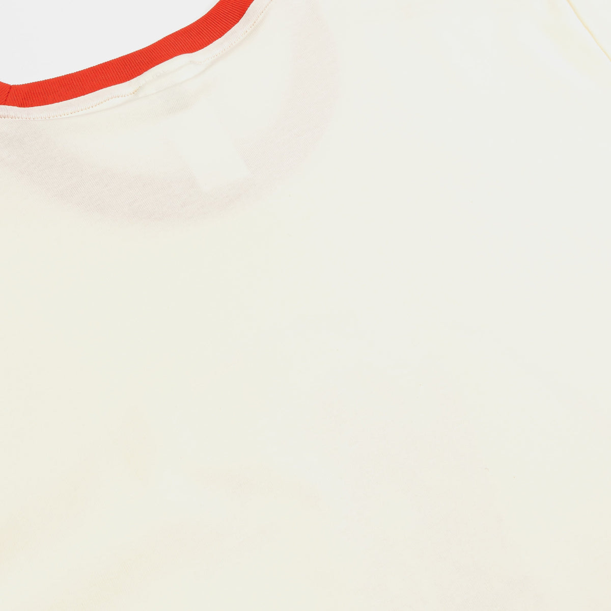 Exclusive Archive 1983 Womens Short Sleeve Shirt (White/Red) — XS — Side View