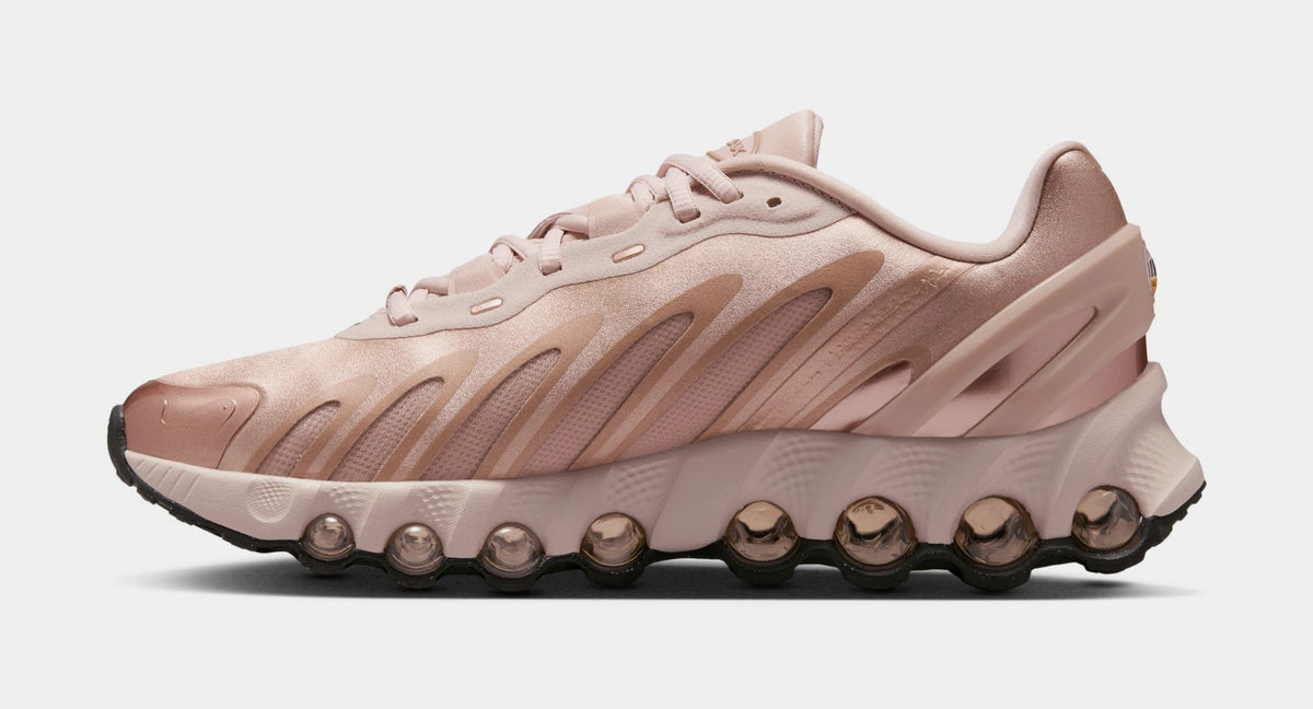 Exclusive Air Max DN8 Womens Running Shoes (Metallic Red Bronze/Black/Particle Beige) — 5 — Back View