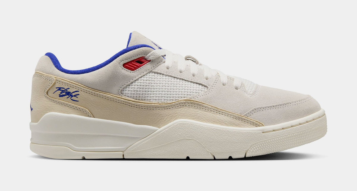 Exclusive Flight Court Mens Basketball Shoes (Phantom/Deep Royal Blue/Chile Red) — 7 — Front View