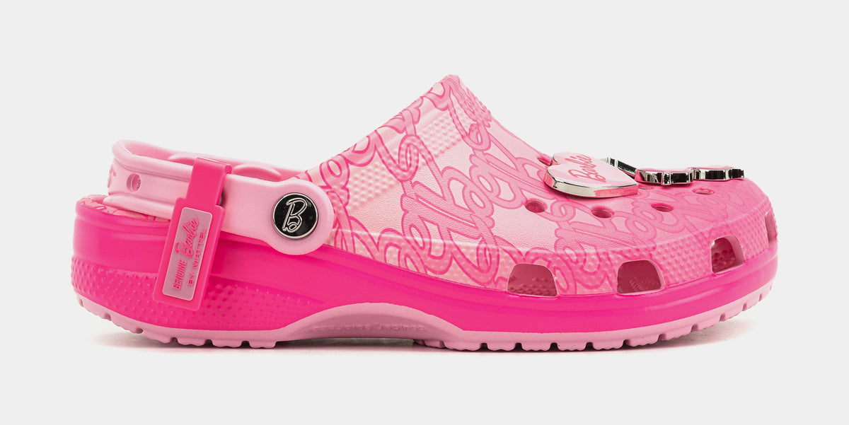 Exclusive Mattel Barbie Classic Clog Womens Sandals (Pink/Pink) — 4 — Front View