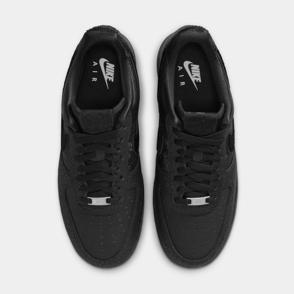 Exclusive Air Force 1 Low LX Mens Lifestyle Shoes (Black/Black) — 6 — Side View